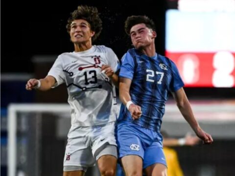 Heels lead twice, battle No. 1 Stanford men’s soccer team to draw