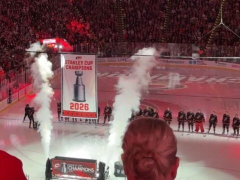 ‘A big night’: Hurricanes hang Stanley Cup banner, begin quest for repeat vs. rival Florida