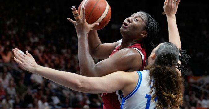 A gritty late surge lifts the US past Italy 55-52 in its toughest World Cup test in years