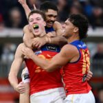 A three-peat for the Brisbane Lions: a trio of Australian rules football titles in a row