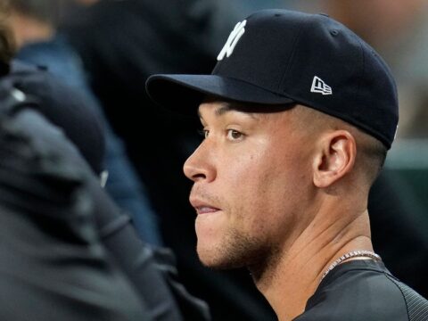Aaron Judge hopes to persuade Yankees to put him in lineup against Red Sox in Wild Card Series