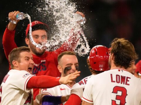 Angels blow 9th-inning lead, then rally for 2 in the 10th to edge Twins 5-4