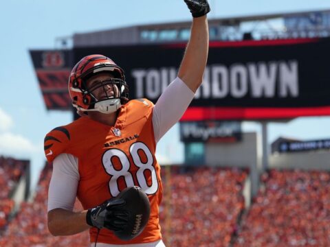 Bengals force 4 turnovers, Burrow throws for TD in 33-27 win over the Buccaneers
