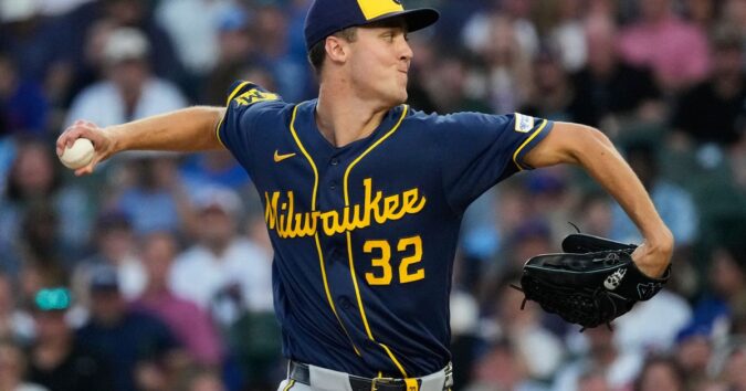 Brewers' Jacob Misiorowski matches career worsts in runs allowed and walks in rough start vs. Cubs