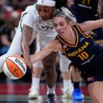 Caitlin Clark and Kelsey Mitchell help Fever keep home-court hope alive with 96-77 win over Lynx