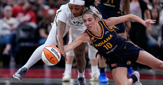 Caitlin Clark and Kelsey Mitchell help Fever keep home-court hope alive with 96-77 win over Lynx
