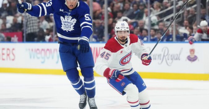 Carrier’s goal late in the 3rd period helps Canadiens beat Maple Leafs 3-2