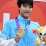 Chinese 13-year-old Yu Zidi wins second gold medal in the pool at Asian Games