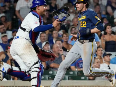 Chourio stars as the Brewers beat the Cubs 9-5 despite shaky start by Misiorowski