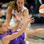 Ciezki has 22 points in the Mercury's 94-91 victory over the Fire