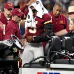 Daniels has chance to start for Commanders vs. Colts in London despite elbow injury, Quinn says