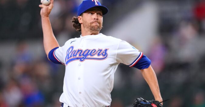 DeGrom strikes out 8, allows 1 hit in 7 shutout innings as the Rangers beat the A's 8-1
