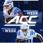 Del Grande and Sheppard Earn ACC Weekly Honors