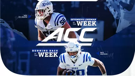Del Grande and Sheppard Earn ACC Weekly Honors Del Grande and Sheppard Earn ACC Weekly Honors