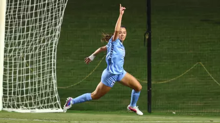 Devey Records Brace As Women’s Soccer Downs Virginia, 3-1