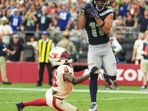 Drew Lock connects for 3 TDs with Jaxon Smith-Njigba; Seahawks roll past Cardinals 31-7
