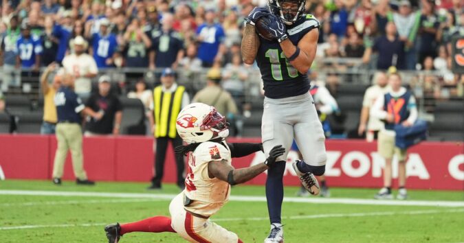 Drew Lock connects for 3 TDs with Jaxon Smith-Njigba; Seahawks roll past Cardinals 31-7