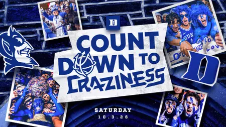 Duke Basketball to Tip Off 2026-27 with Countdown to Craziness
