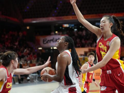 Duo standing 7-foot-3 and 6-10 has teams looking up to China at women’s basketball World Cup