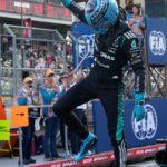 George Russell wins in Azerbaijan to trim Antonelli's F1 lead as Norris crashes out