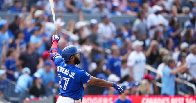 Guerrero has four hits, including first HR at home, as Blue Jays thump Orioles 8-1