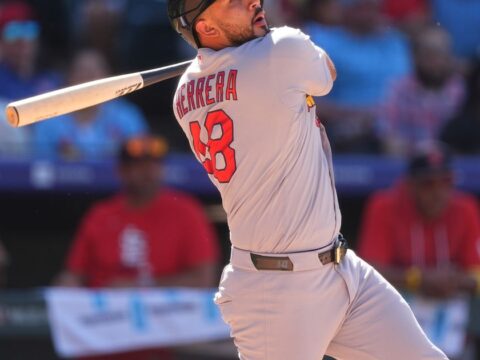 Herrera and Hjerpe lead Cardinals to a 10-8 win over the Rockies