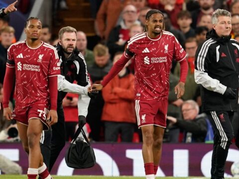 Iraola: Barcola limped out of home debut for Liverpool because of cramps, not injury