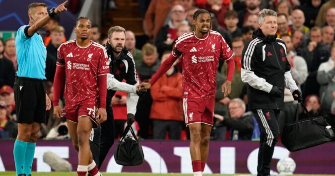 Iraola: Barcola limped out of home debut for Liverpool because of cramps, not injury