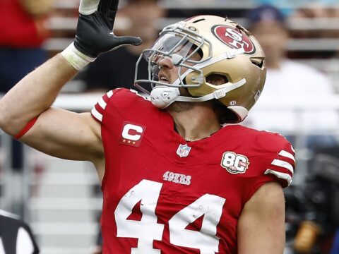 Kyle Juszczyk gets fined for chugging celebration that NFL says was beer and he says was juice