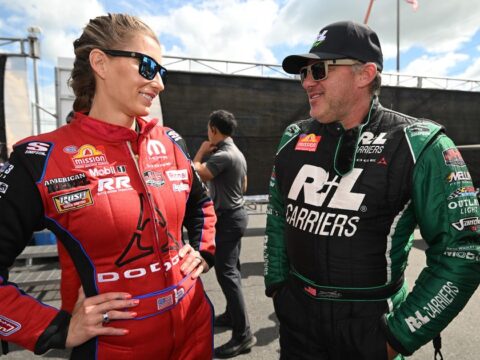 Leah Pruett is stepping away from NHRA to focus on having a second child with Tony Stewart