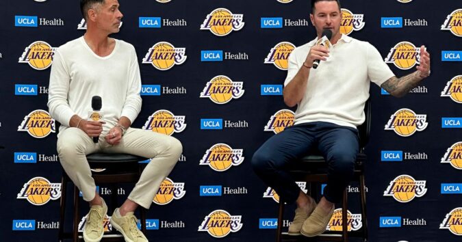 LeBron James is gone, but Lakers GM Pelinka and coach Redick are excited about the future