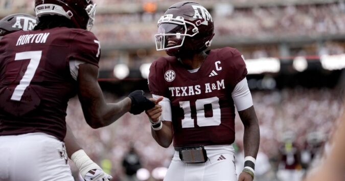 Marcel Reed sparks No. 8 Texas A&M in a 50-0 rout of Missouri State