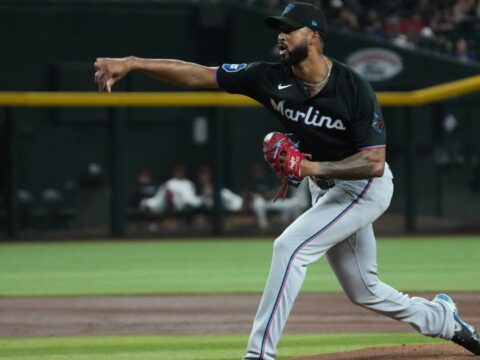 Marlins hold off Diamondbacks 4-3 with Sandy Alcantara getting 1st career save
