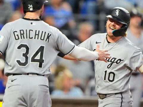 Meidroth, Grichuk hit 3-run shots, White Sox beat Royals 14-11 to remain a game back in AL Central Meidroth, Grichuk hit 3-run shots, White Sox beat Royals 14-11 to remain a game back in AL Central