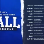 Men's Tennis Announces Fall Schedule
