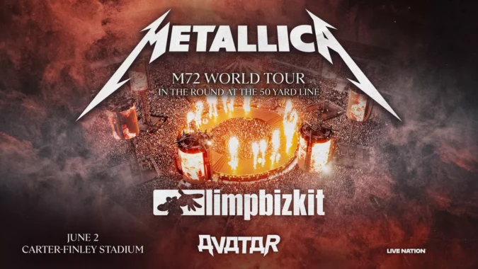 Metallica Bringing M72 World Tour to Carter-Finley Stadium on June 2