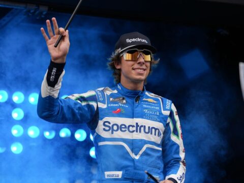 NASCAR star Blaney has moved on from his fight with Hocevar, even if his black eye is still there NASCAR star Blaney has moved on from his fight with Hocevar, even if his black eye is still there