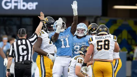 Newcomers Fit Right In With UNC’s Front Seven Newcomers Fit Right In With UNC’s Front Seven