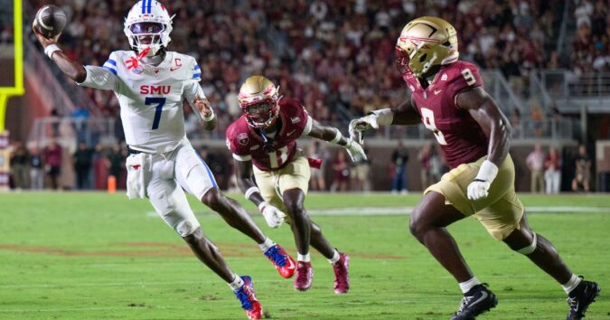 No. 19 SMU beats Florida State 27-24 on Nick Reed’s late field goal