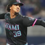 Pérez throws 1-hitter for just 11th MLB complete-game shutout this year as Marlins beat Braves 3-0