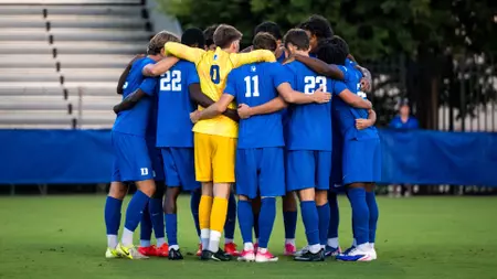 Racaj Posts Brace in First Half; Duke Falls to Virginia Tech, 4-2