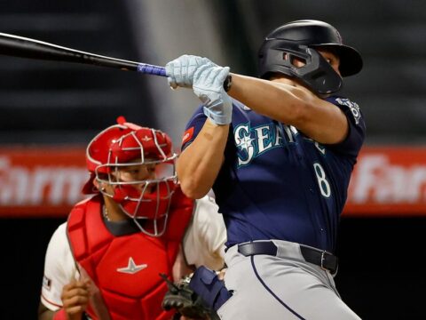 Raleigh and Naylor carry the Mariners past the
Angels, 7-2 Raleigh and Naylor carry the Mariners past the
Angels, 7-2