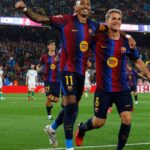 Raphinha hat trick sparks Barcelona's 7-2 rout of Racing in La Liga, Man United upset in League Cup