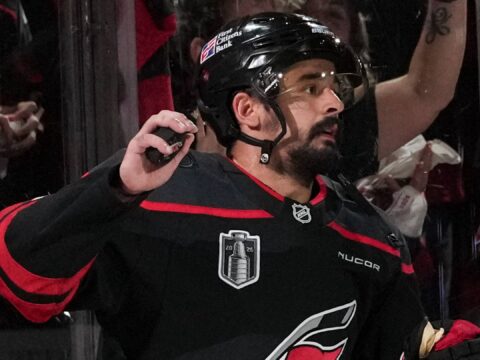 Rookies take the ice, injured Hurricane gets some work in on a busy Friday in Raleigh
