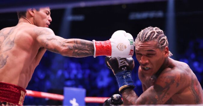 Ryan Garcia impressively defends WBC welterweight title with 2nd-round TKO of Conor Benn