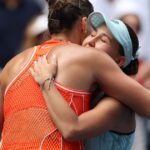 Sabalenka gets through tough test at the US Open, with Williams sisters in doubles action at night