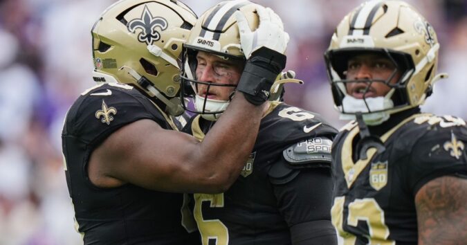 Saints see their win at Baltimore as a key step for QB Tyler Shough and coach Kellen Moore