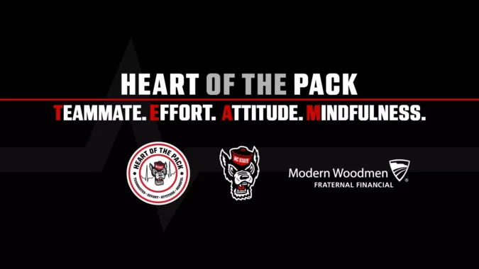 Samuels, Smith and Weik Named August Heart of the Pack Winners