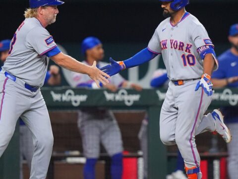Semien hits tiebreaking HR against old team and Baty adds pinch-hit slam as Mets beat Rangers 7-2