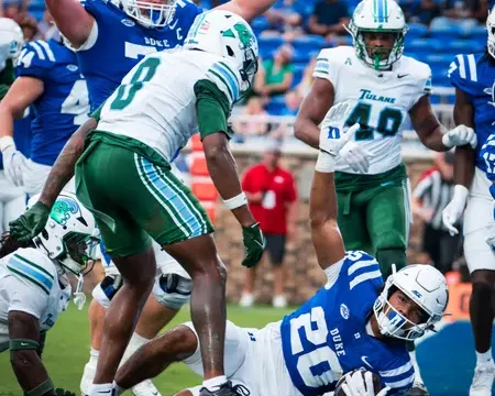 Sheppard Rushes for 227; Duke Defeats Tulane, 17-3 Sheppard Rushes for 227; Duke Defeats Tulane, 17-3